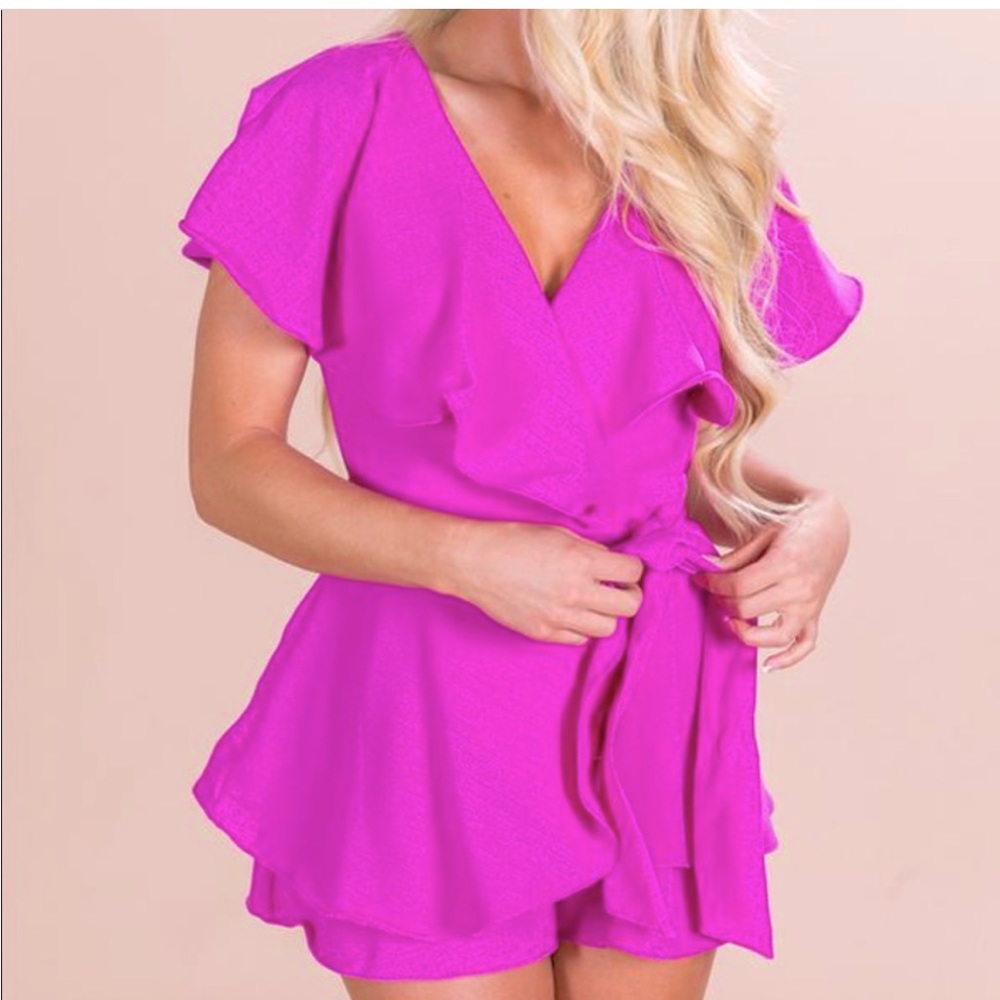 DO + BE Curve Magenta (Purple/Pink) Romper